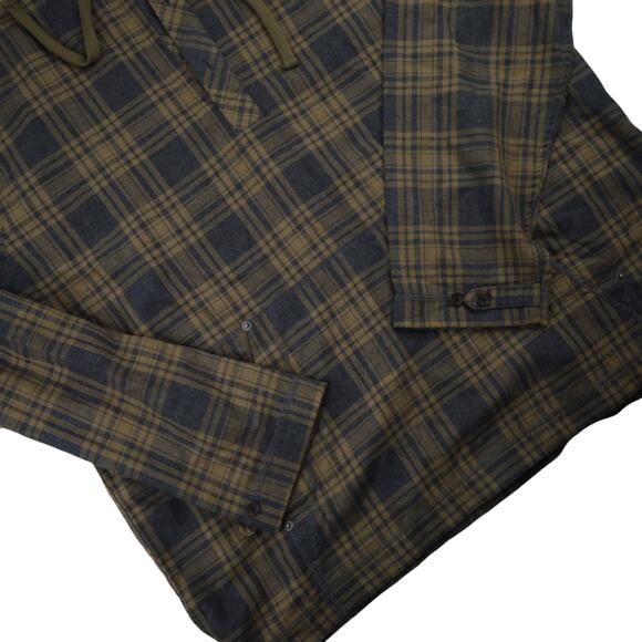 Gramicci Wool Blend Hooded Flannel Shirt Jacket - Picture 3 of 9